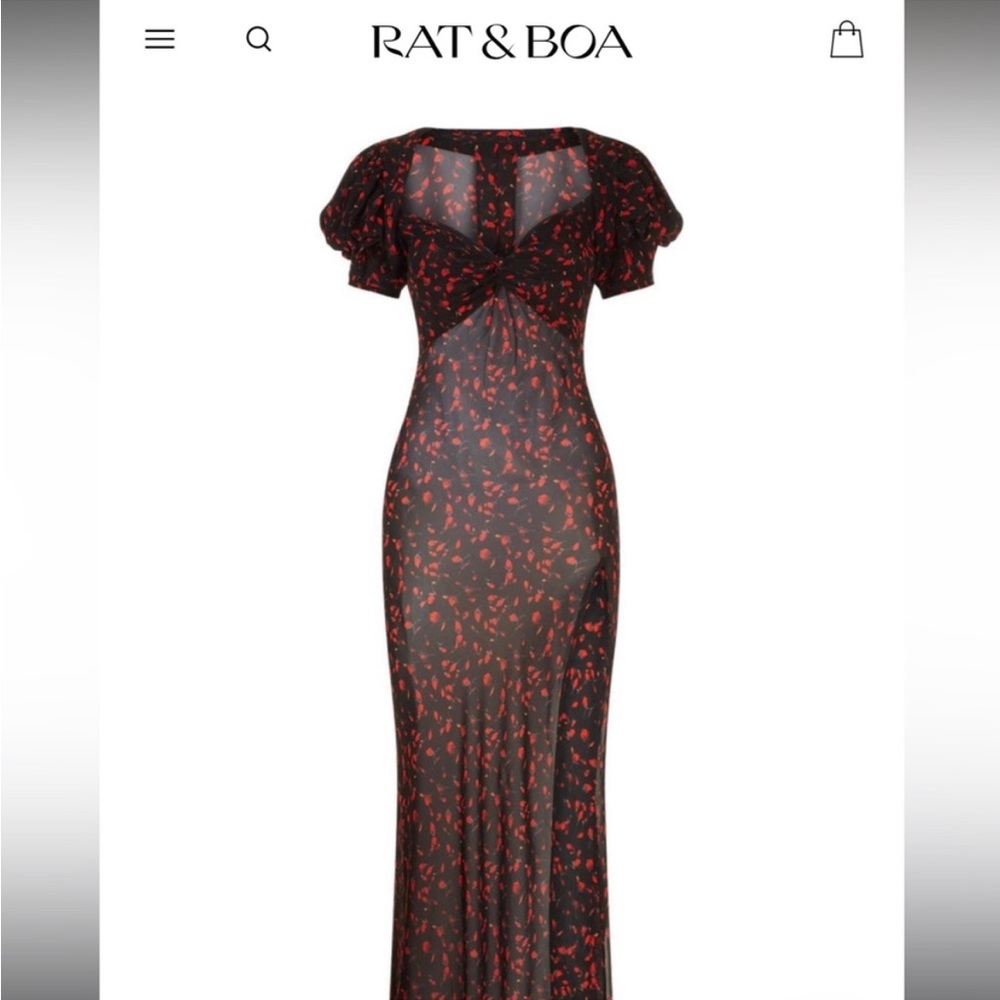 Rat & Boa magnolia dress